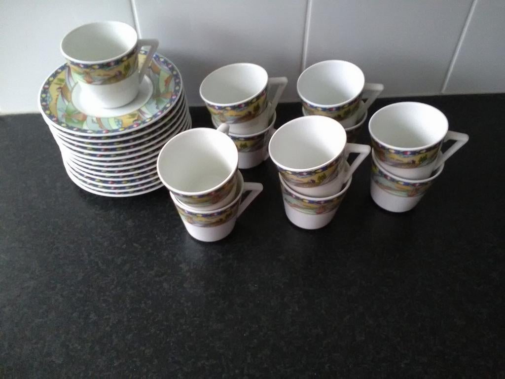 Winterling marktleuthen bavaria: molens+tulp kop en schotels, Huis en Inrichting, Keuken | Servies, Ophalen of Verzenden, Porselein