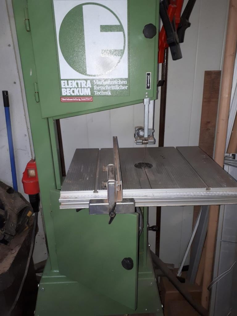 Lintzaag machine, op lichtnet ,220 zie foto's, Nieuw, Ophalen of Verzenden, 30 tot 70 mm, Lintzaag