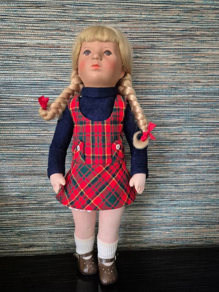 Käthe Kruse pop uit de jaren zeventig., Antiek en Kunst, Antiek | Speelgoed, Ophalen of Verzenden