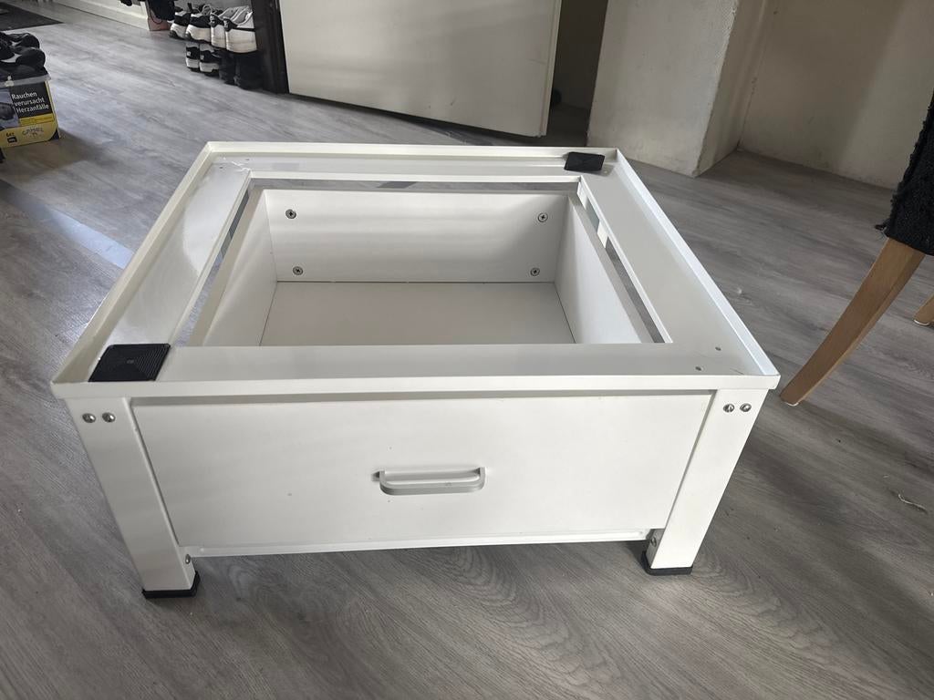 Wasmachine Verhoger met Lade - Wit, Witgoed en Apparatuur, Ophalen, Zo goed als nieuw