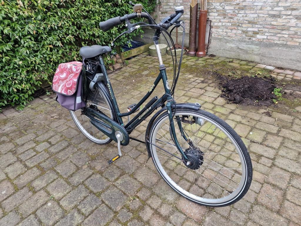 Gazelle damesfiets, elektrisch gemaakt (zelfbouw-kit), Fietsen en Brommers, Ophalen