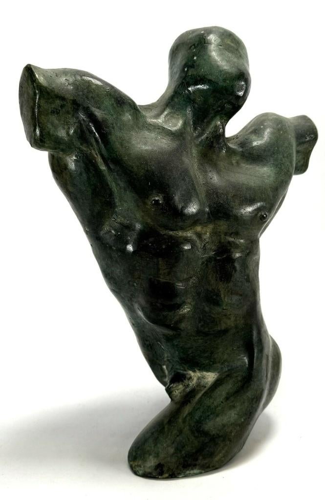 1402. Messing torso - mannelijke figuur, eind 20e eeuw, Ophalen of Verzenden