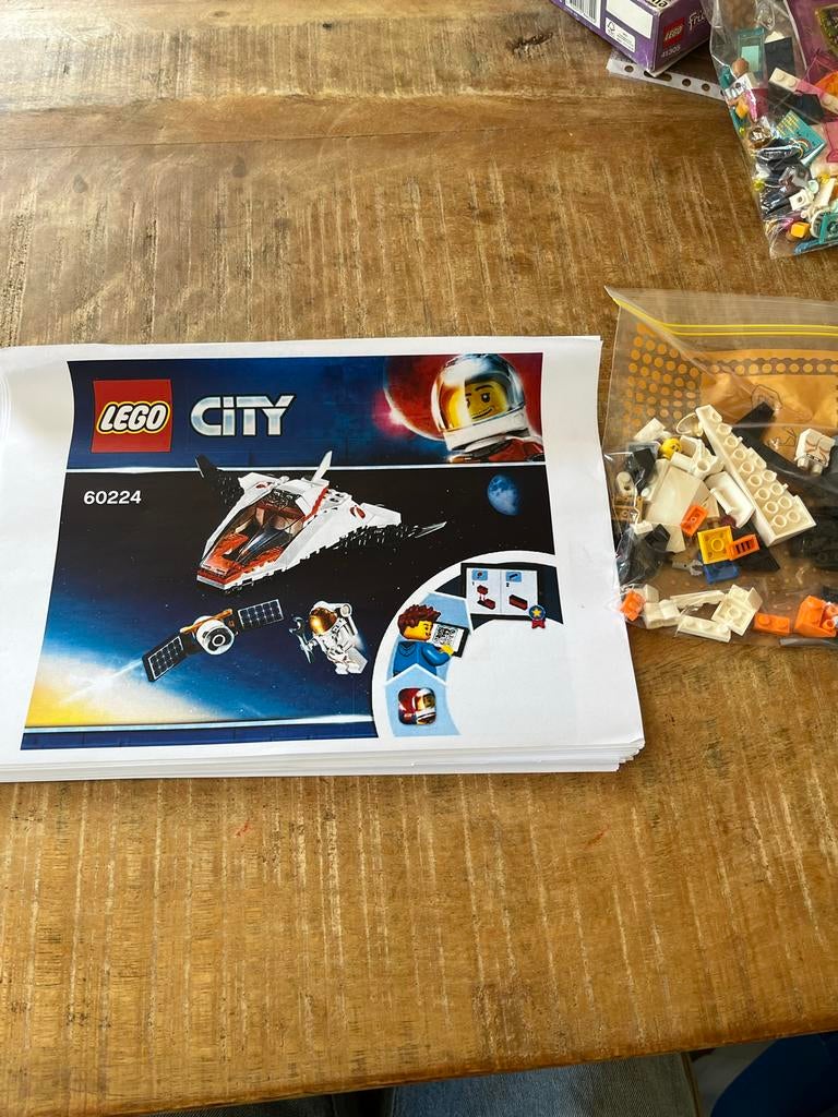 Lego City 60224 Ruimte Shuttle Missie - 100% compleet, Lego, Ophalen of Verzenden, Complete set, Inclusief instructies