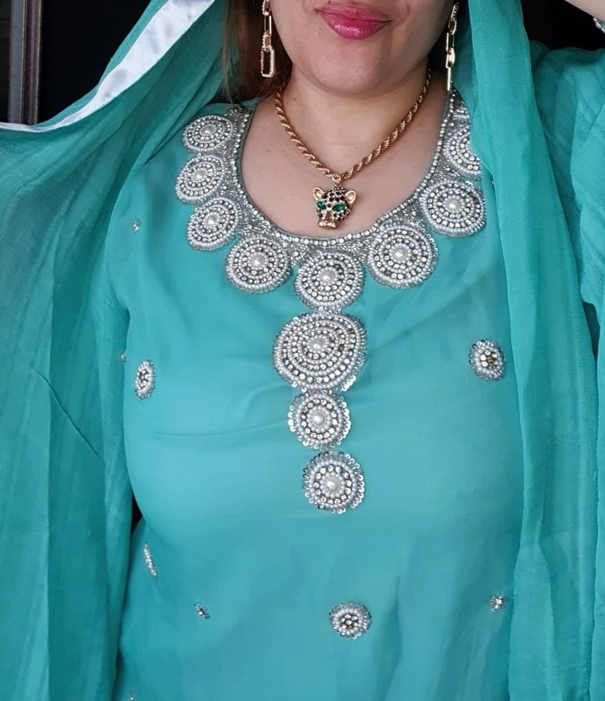 Zomerjurk Pakistaanse stijl maat M, Ophalen of Verzenden, Zo goed als nieuw, Overige typen