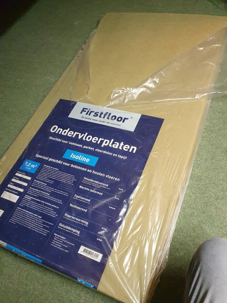 Ondervloerplaten Isoline 120x60cm - 6 stuks (4,32 m²), Ophalen, Overige materialen, 30 cm of meer, 50 tot 150 cm