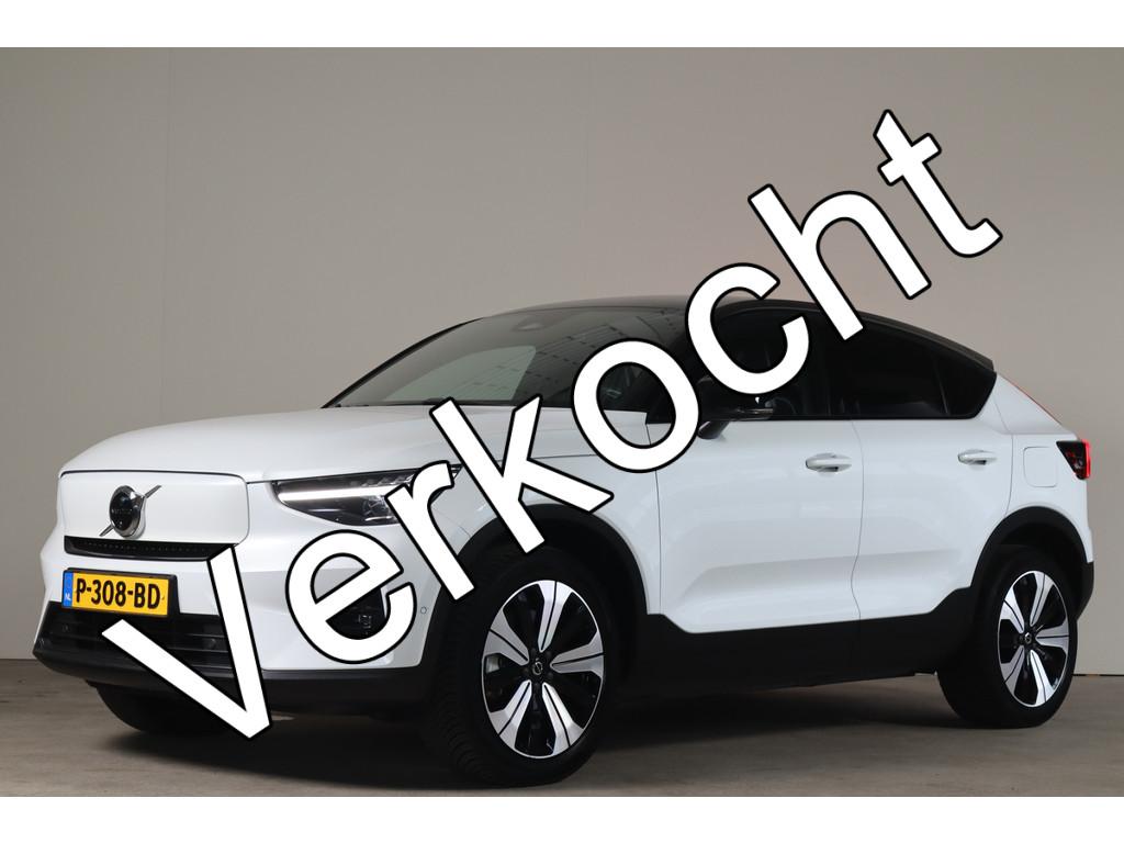 Volvo C40 Recharge Twin Intro Edition 78 kWh - NL- Auto! Har, Auto's, Volvo, 24 min, Wit, Origineel Nederlands, 425 min