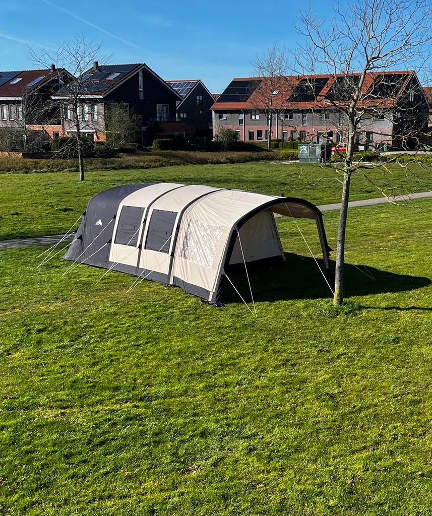 Obelink Miami 5 TC Easy Air opblaasbare tunneltent - 2025, Caravans en Kamperen, Tenten, Ophalen, Zo goed als nieuw, Tot en met 5