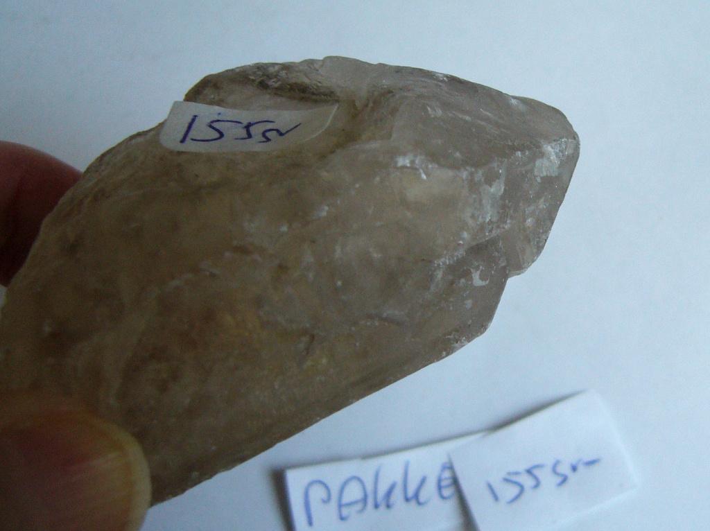 rookkwarts citrien 2 XL samen 11,50 of rook kwarts punt 155g, Ophalen of Verzenden, Mineraal