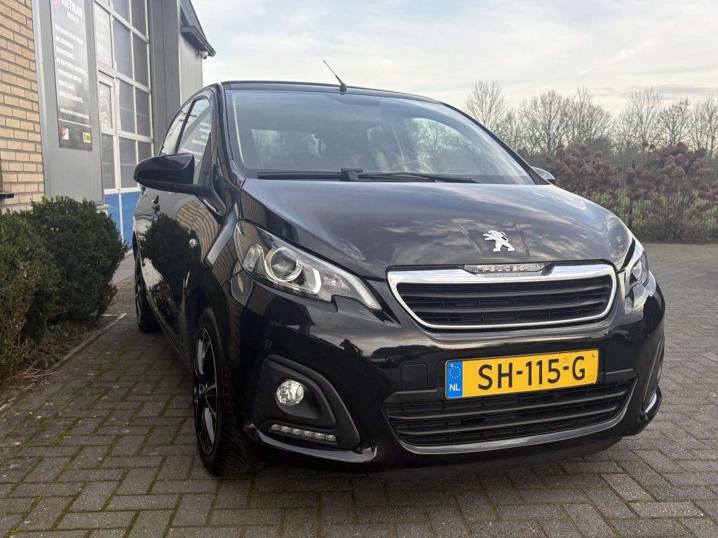 Peugeot 108 1.0 e-VTi Active TOP SCHUIFDAK-ALL SEASON-LMV, Keurmerk '100% Onderhouden', Gebruikt, 4 stoelen, Zwart