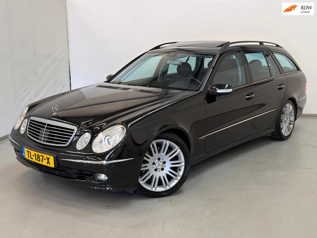 Mercedes-Benz E-klasse Combi 500 4Matic Sport Edition / Schu, Automaat, Gebruikt, Traction-control, Zwart