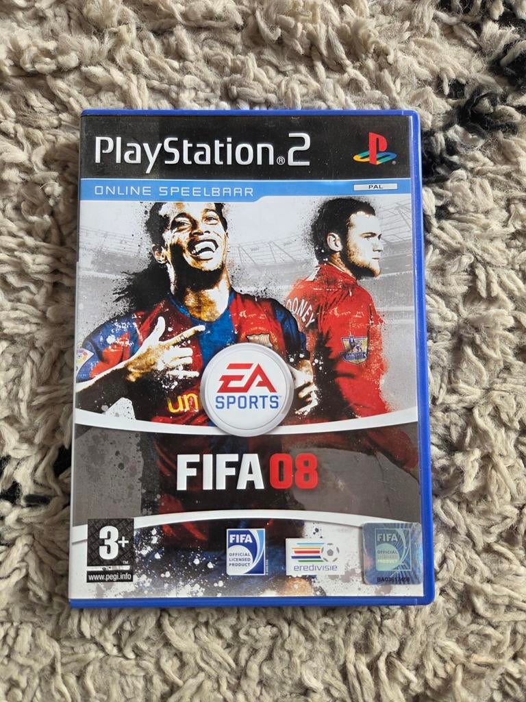 FIFA 08 - PlayStation 2 (PS2), Spelcomputers en Games, Games | Sony PlayStation 2, Zo goed als nieuw, Sport, 3 spelers of meer