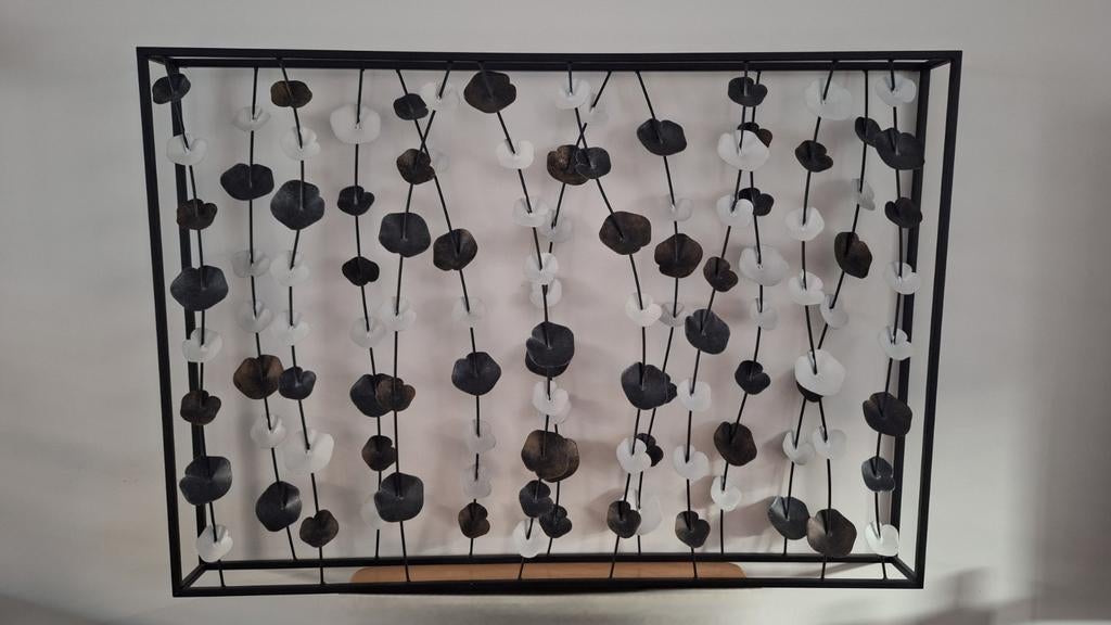 Metalen wanddecoratie, Huis en Inrichting, Ophalen, Zo goed als nieuw