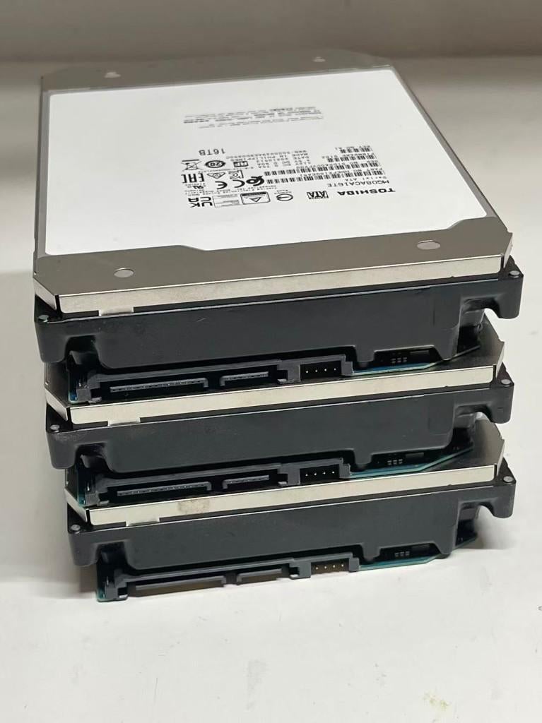 16TB Toshiba MG08 Harde schijven HDD Sata 3,5inch GARANTIE, Computers en Software, Harde schijven, Ophalen, Intern, Toshiba, 16TB