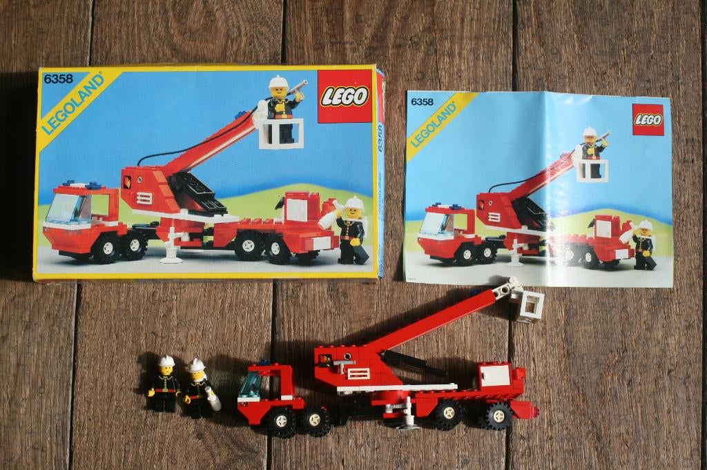 Lego 6358 Snorkel squad (brandweer ladderwagen) (boxed), Lego, Ophalen of Verzenden, Zo goed als nieuw, LEGOLAND