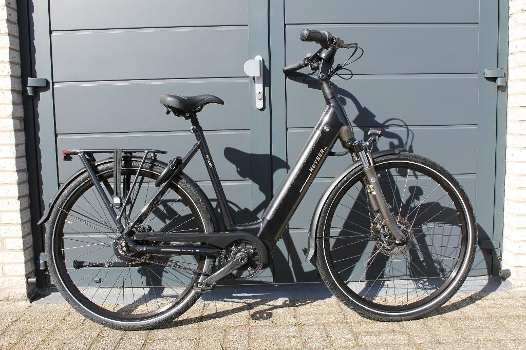 Huyser Urban Maleo ebike lage instap dames framemaat 57, Zo goed als nieuw, 50 km per accu of meer, 55 tot 59 cm, Ophalen
