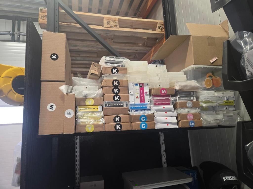 Partij ecosolvent inkten, Ophalen of Verzenden, Nieuw, Overige technieken, Printer