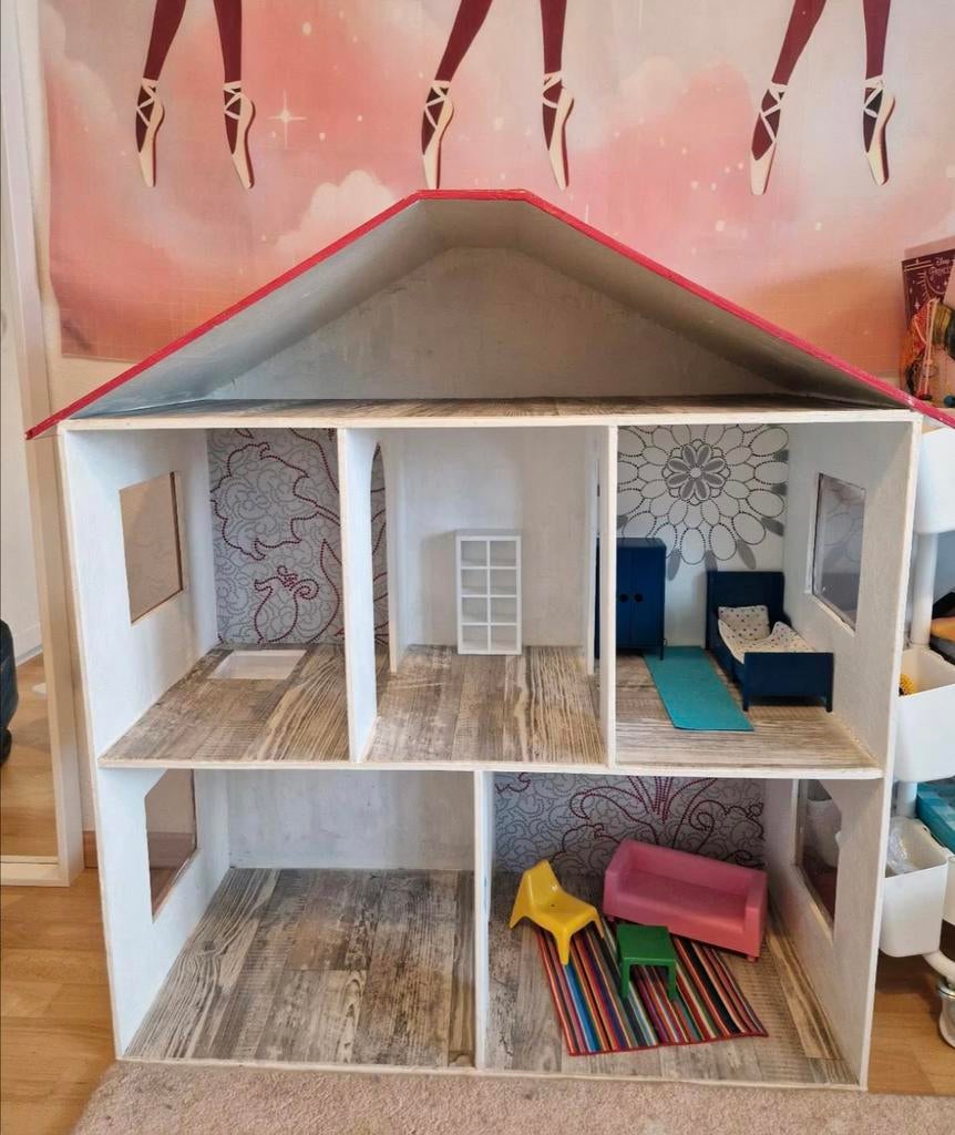 Poppenhuis, Kinderen en Baby's, Speelgoed | Poppenhuizen, Ophalen, Gebruikt, Poppenhuis