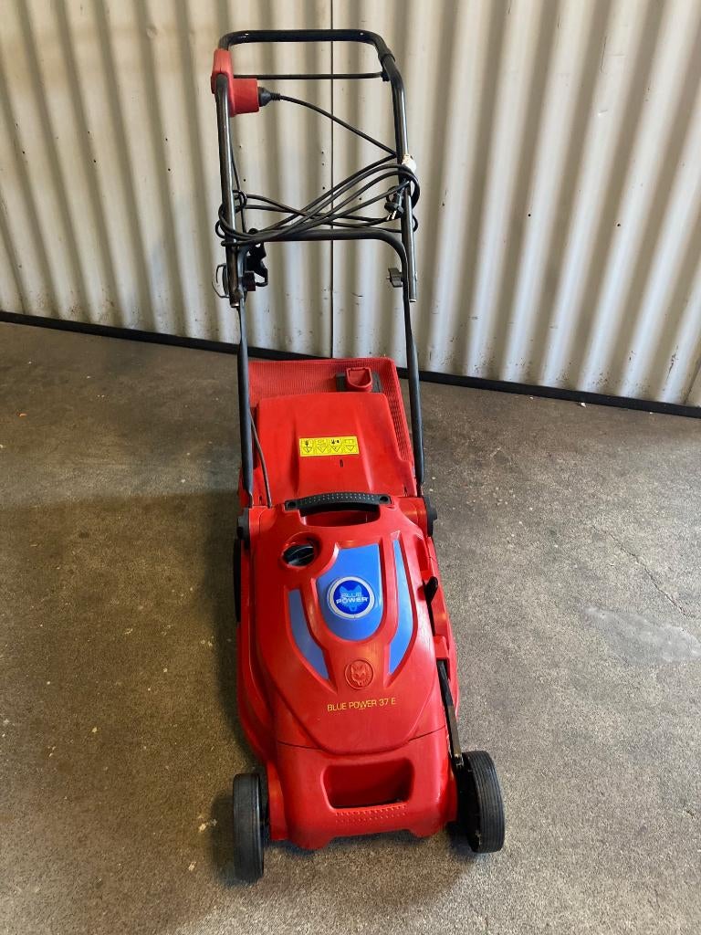 Grasmaaier Wolf Garden, Blue Power 37 E, Electrisch, Cirkelmaaier, Gebruikt, Elektrische grasmaaier, Ophalen of Verzenden