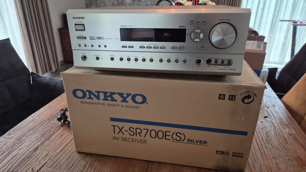 Onkyo TX-SR700E(S) AV Receiver, Ophalen of Verzenden, Zo goed als nieuw, 120 watt of meer, Onkyo