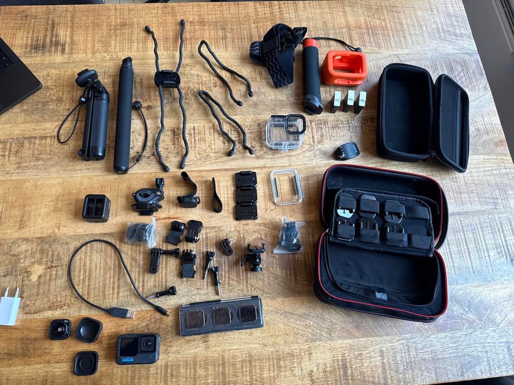 GoPro Hero 12 met veel accessoires en ND filters, Audio, Tv en Foto, Actiecamera's, Gebruikt, GoPro, Ophalen of Verzenden