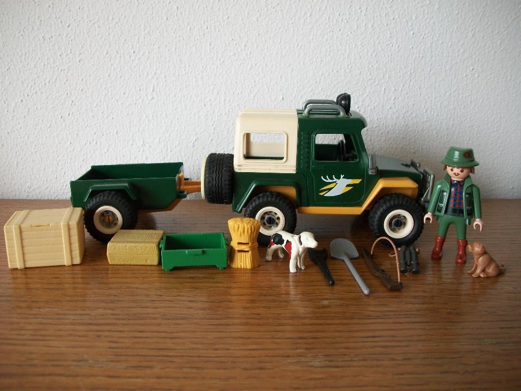 4206 jeep met boswachter, Ophalen of Verzenden, Zo goed als nieuw, Complete set