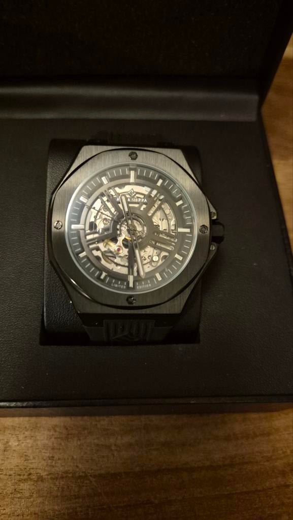 Alpha Sierra Falcon LVD178B Zwart Automaat Horloge, Overige merken, Polshorloge, Nieuw, Kunststof