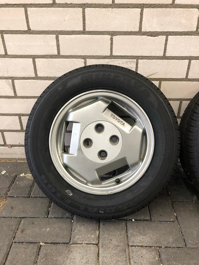 Lichtmetalen velgen Toyota MR2 1987, Ophalen, 14 inch, Gebruikt, Banden en Velgen