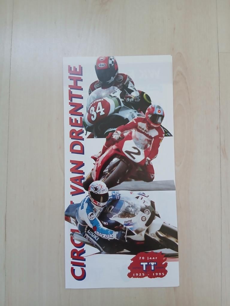 TT Assen 1995 Programma - 70 Jaar TT Circuit van Drenthe, Ophalen of Verzenden, Gelezen, Algemeen, Circuit van Drenthe / TT Bureau
