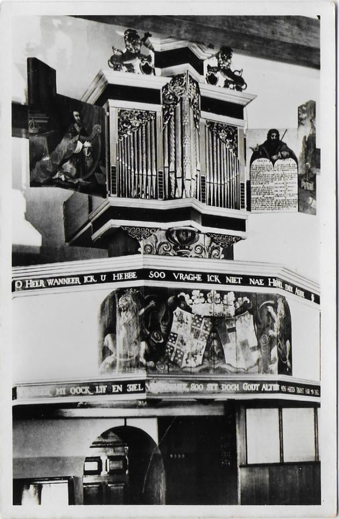 Midwolde orgel oude ongelopen ansichtkaart ( a2469 ), Ophalen of Verzenden, 1960 tot 1980, Ongelopen