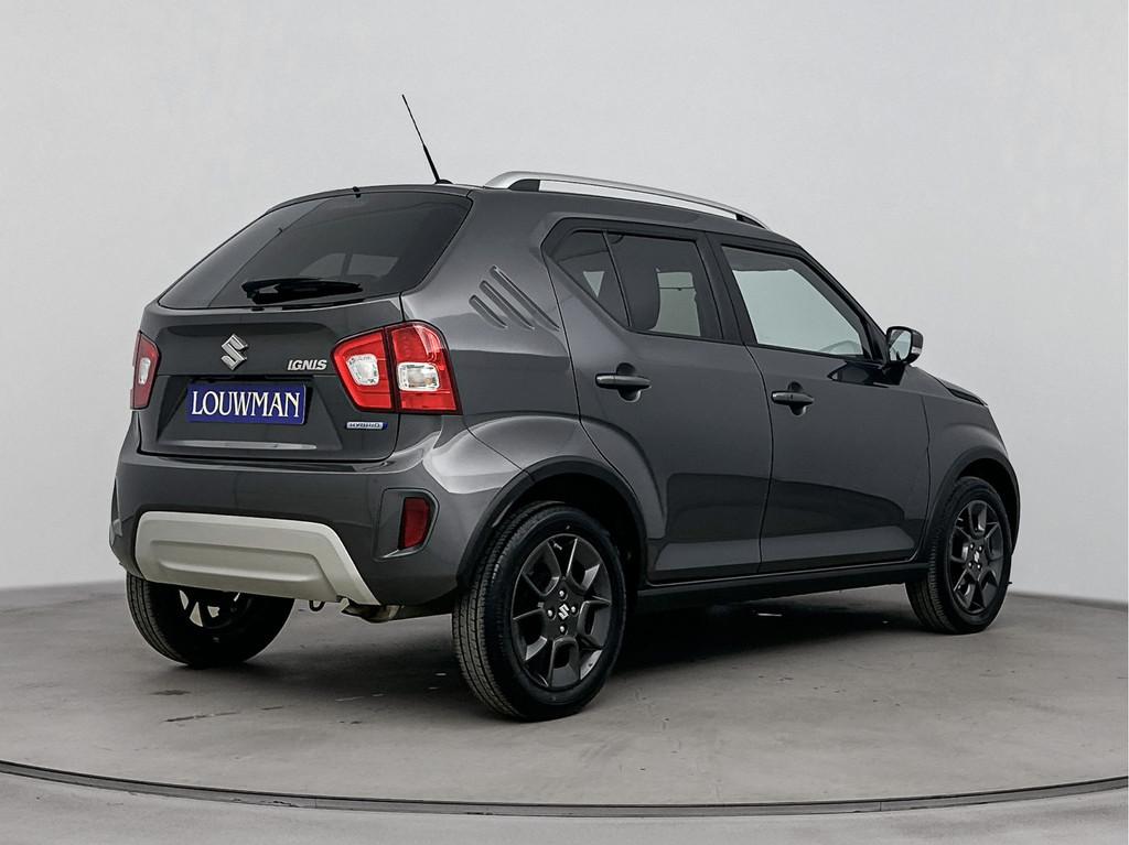 Suzuki Ignis 1.2 Smart Hybrid Style | Navigatie | Lichtmetal, Auto's, 12 maanden, Stof, Gebruikt, Zwart