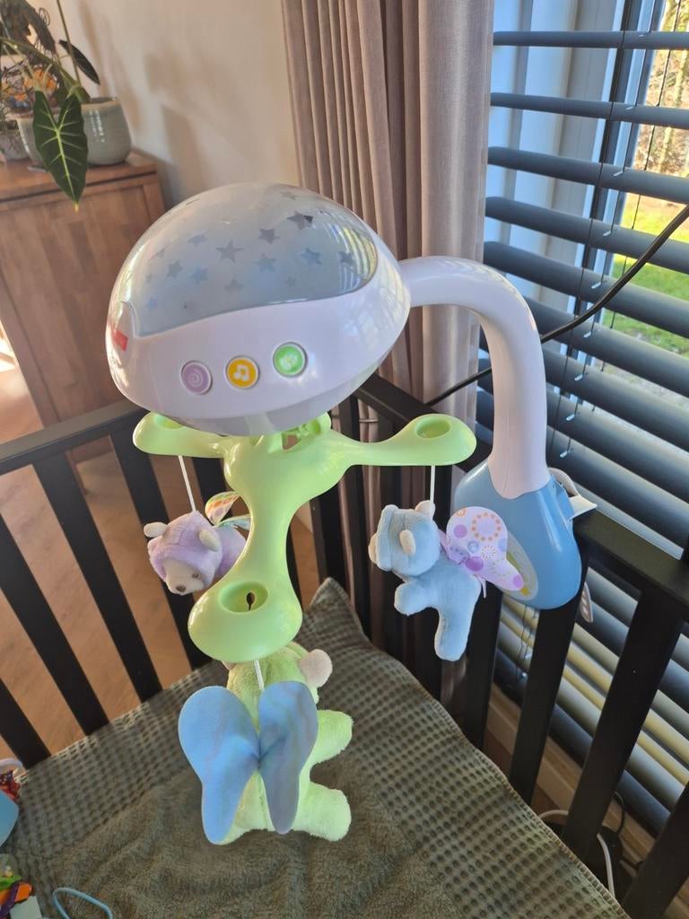 Fisher-Price Boxmobiel met Licht en Geluid, Ophalen, Gebruikt, Mobiel, Met licht