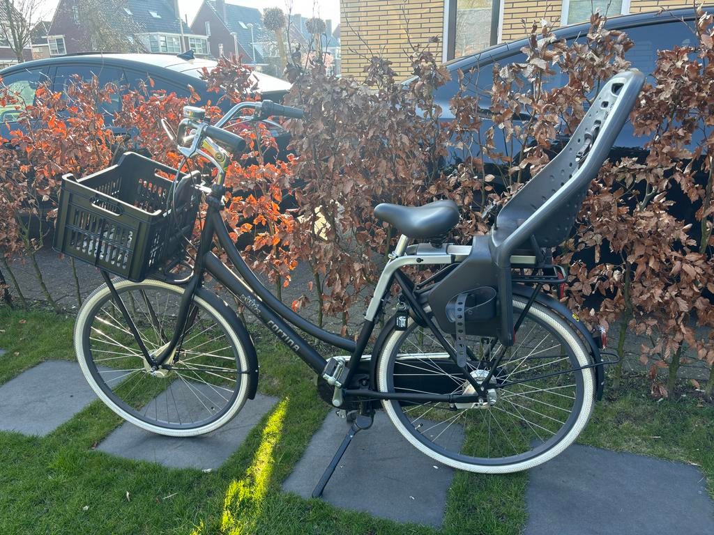 Mamafiets Cortina U4 Family, Gebruikt, Dubbele standaard, 56 cm of meer, 0 zitjes