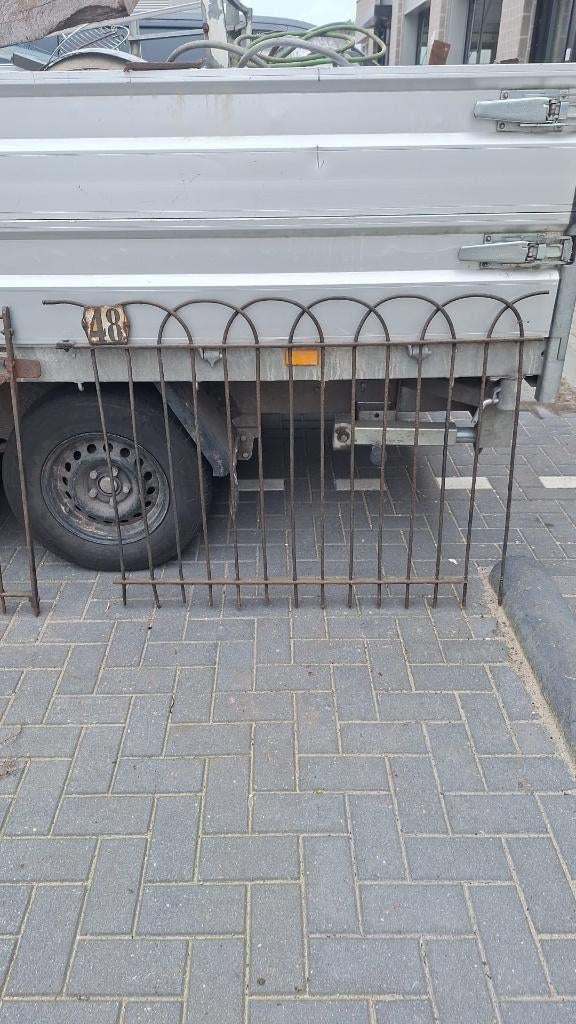 Oude tuinhekken 3 stuks , per stuk voor 125 euro . maten : h, Ophalen, Gebruikt, IJzer, Tuinhek