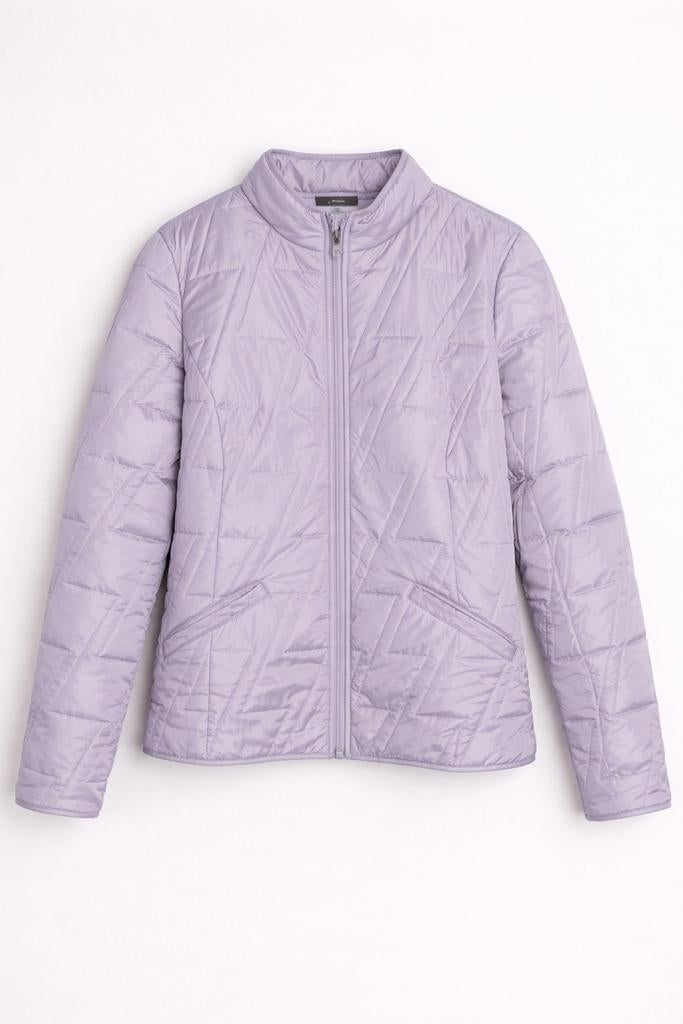 Lila gewatteerde jas, Maat 38/40 (M), Paars, Ophalen of Verzenden, Onbekend