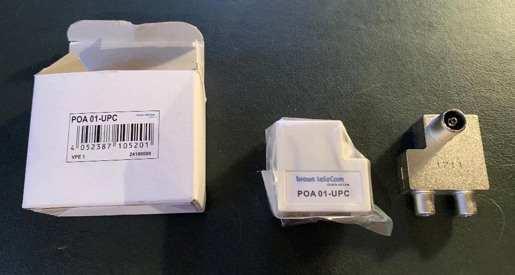 Coax Splitter, Ophalen of Verzenden, Nieuw, Minder dan 2 meter, Coaxiale kabel