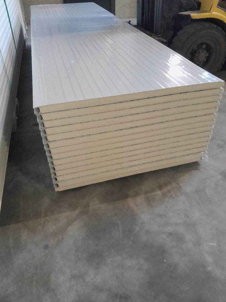 Sandwichpanelen antraciet en wit vanaf € 17,95,- m² exc btw, 1000mm, Overige materialen, 20 tot 50 mm, 1000mm