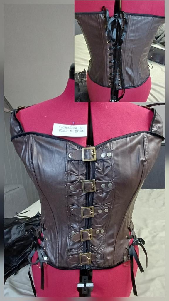 Elegante Corset Top - Diverse Stijlen en Maten, Zwart, Ophalen of Verzenden, Zonder mouw, Onbekend