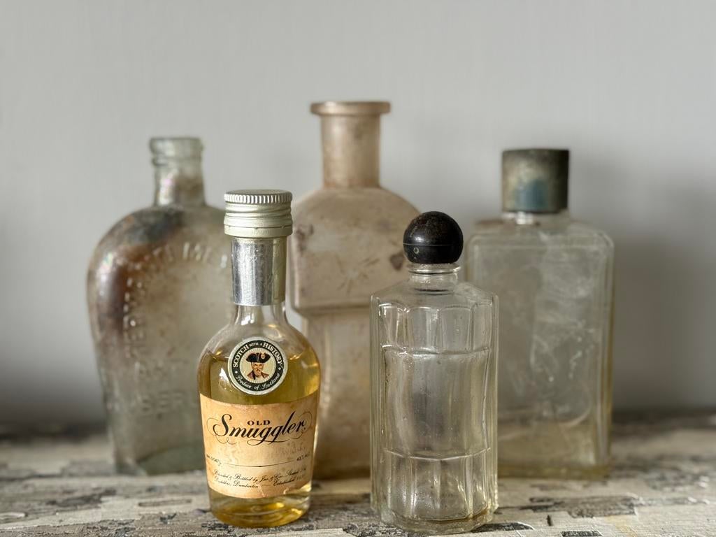 Lot oude / antieke flesjes, Antiek en Kunst, Ophalen of Verzenden