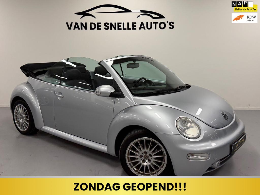 Volkswagen New Beetle Cabriolet 1.6 NIEUWSTAAT/BLUETOOTH/CRU, Stof, Gebruikt, Beetle (Kever), 4 cilinders