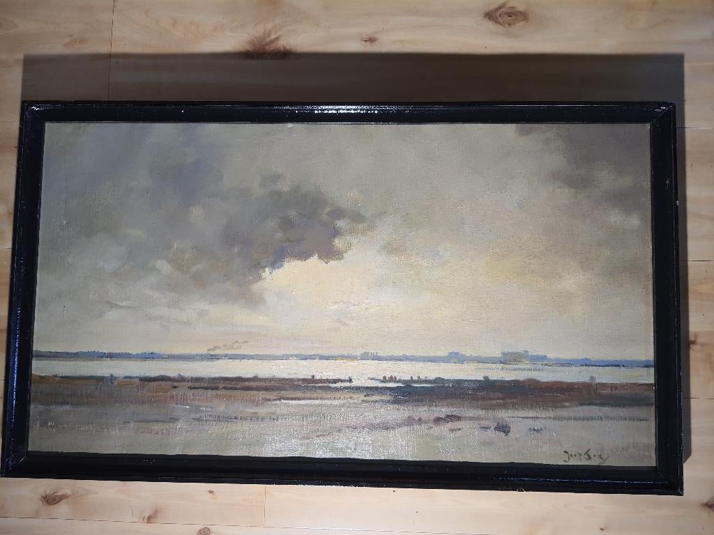 Olieverfschilderij Jaap Sax, Ophalen