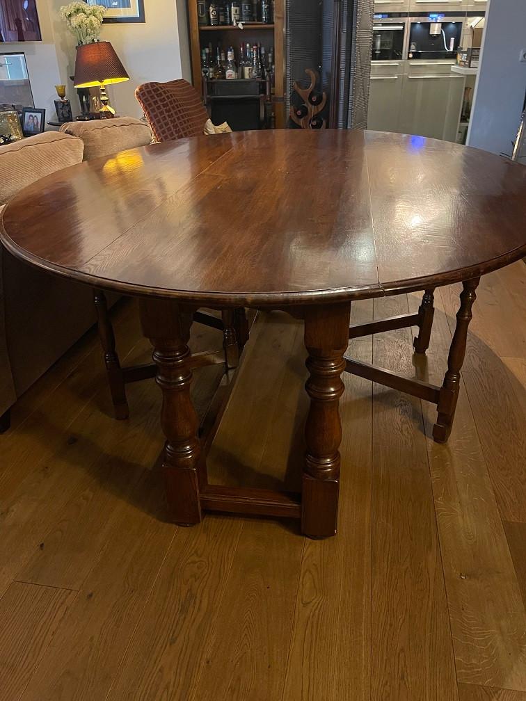 OVALE RONDE EETTAFEL SIDETABLE Eichholtz Gateleg diningtable, Ophalen, Eichholtz, Delfweg 52 Noordwijkerhout, Zo goed als nieuw