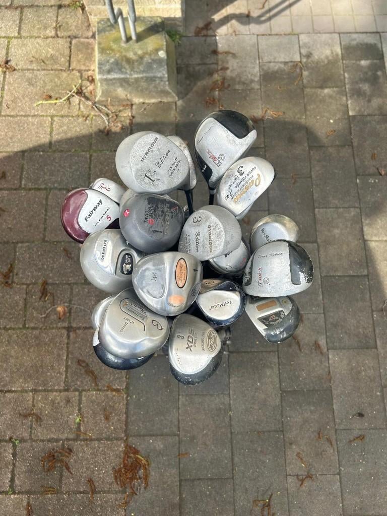 2 tassen met clubs en drivers, Ophalen, Club
