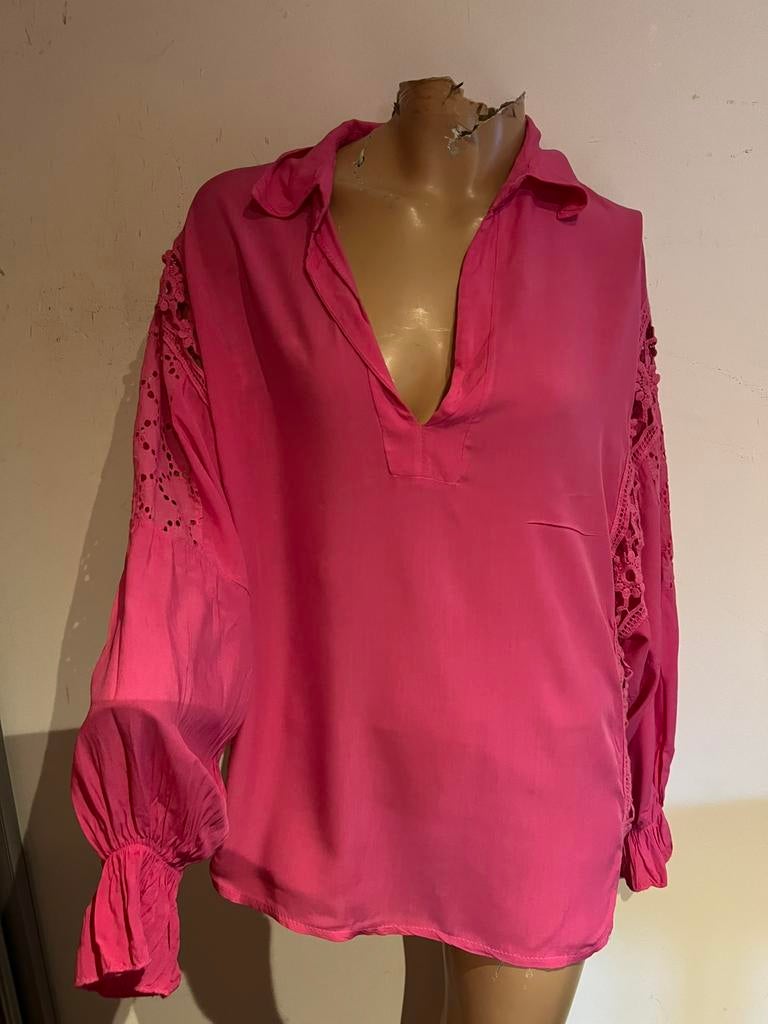 AMBIKA blouse met kant maat m NIEUW MET KAARTJES, Maat 38/40 (M), F, Nieuw, Ophalen of Verzenden