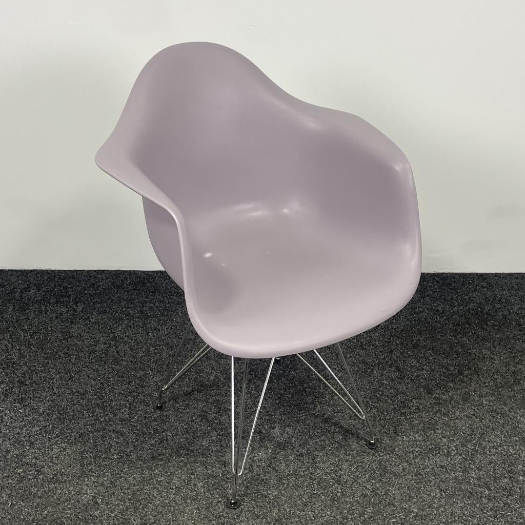 Pastellila Kuipstoel - Chroom Onderstel  25543, Ophalen, Nieuw, Hout, Eén