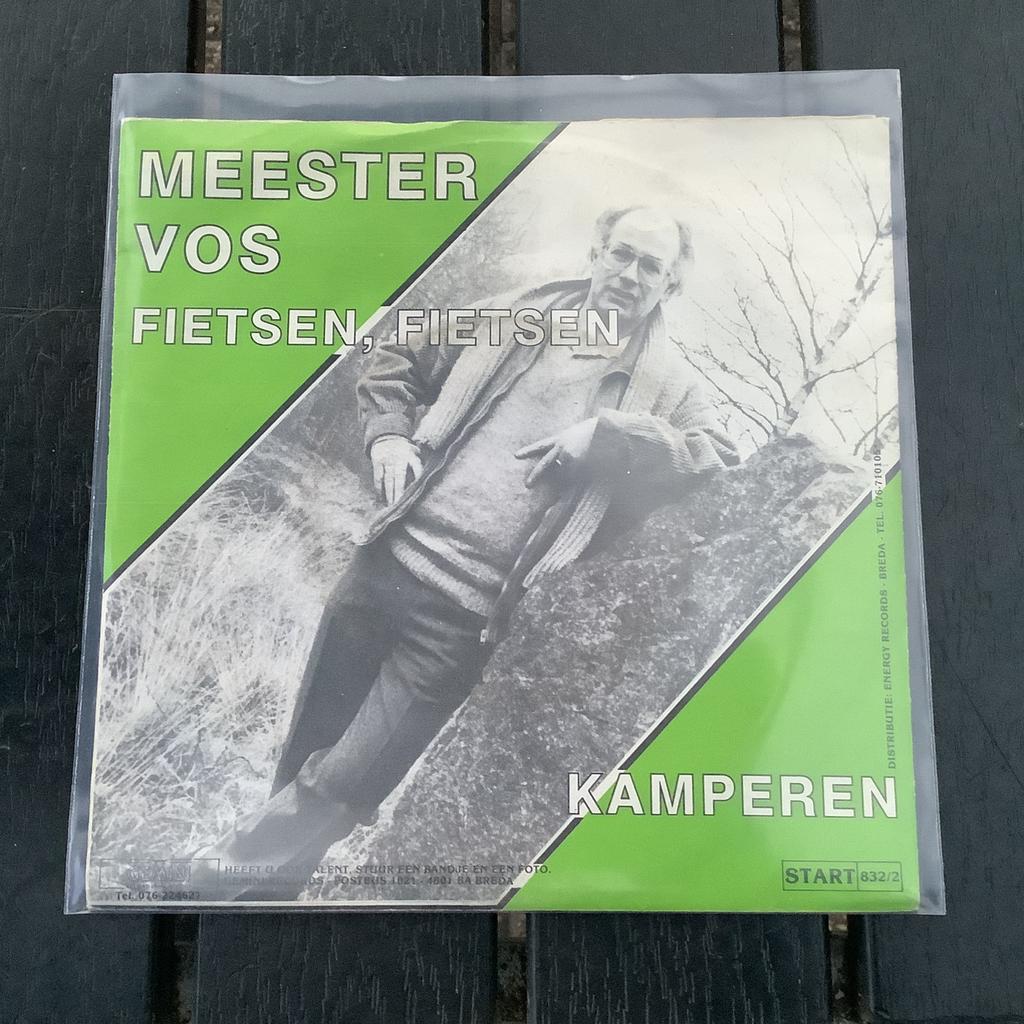 Meester Vos.   Vinyl single.     Fietsen, fietsen., Ophalen of Verzenden, Overige formaten