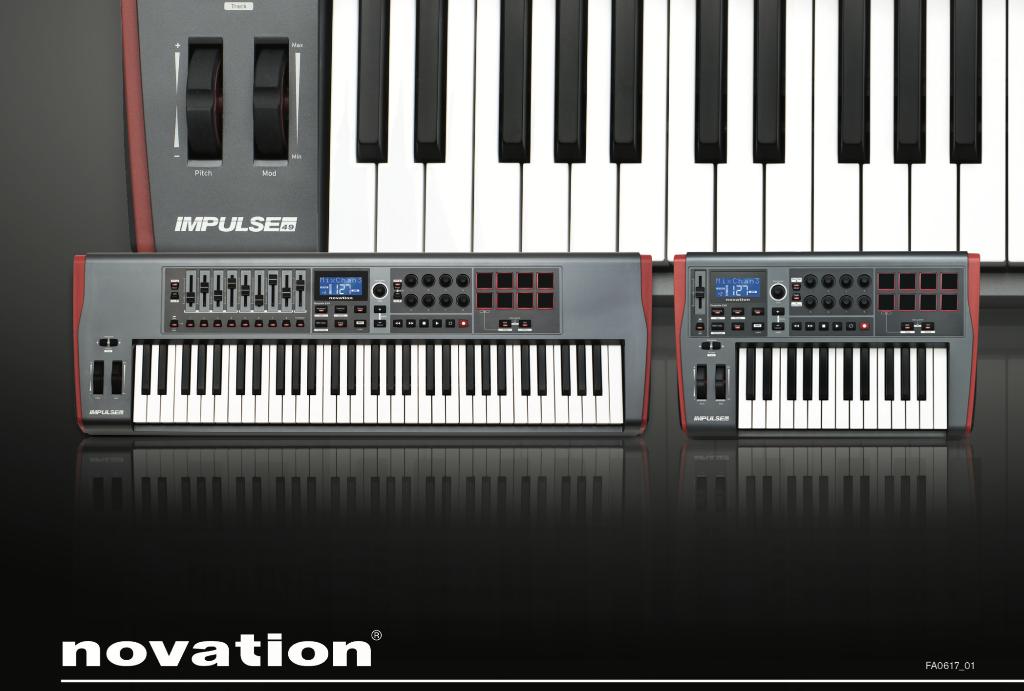Novation Impulse 61 USB MIDI Controller Keyboard, Overige merken, 61 toetsen, Midi-aansluiting, Ophalen of Verzenden
