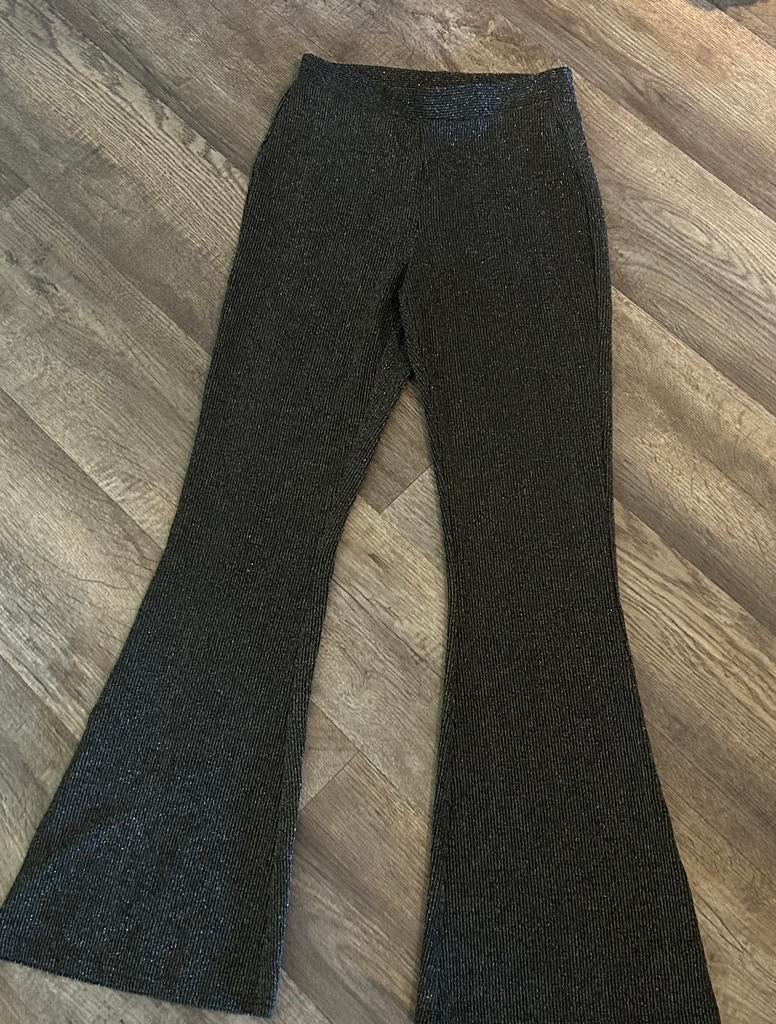 Colourful Rebel flared pants zilver, maat L, Kleding | Dames, Broeken en Pantalons, Overige kleuren, Maat 46/48 (XL) of groter