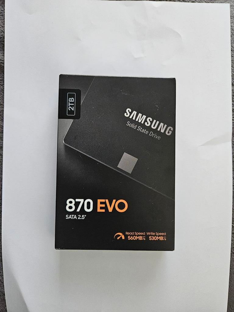 Samsung 870 EVO 2TB SATA 2.5" SSD nieuwe, Ophalen of Verzenden, Nieuw, Desktop