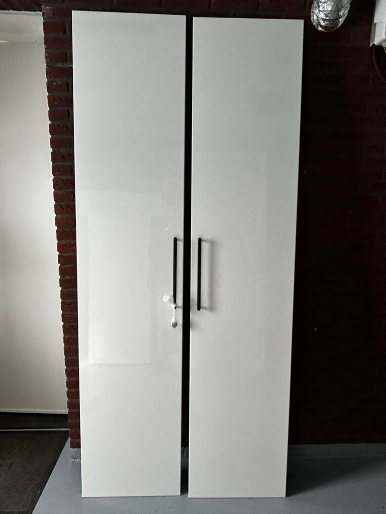 Ikea Pax kast deuren hoogglans wit 50x229 (2 stuks), Ophalen, Overige materialen, 200 cm of meer, 50 tot 100 cm