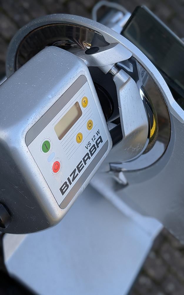 Bizerba snijmachine VS V12 W met weegschaal (BJ 2012), Ophalen, Gebruikt, Zilver, Metaal